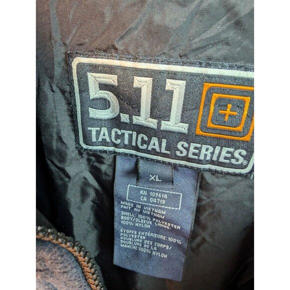 511 Tactical Series Jacket Men's XL Blue Fleece Vest Removable Sleeve Stretch - Picture 5 of 8